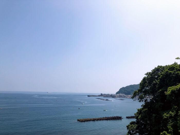 小山臨海公園の展望台からの景色